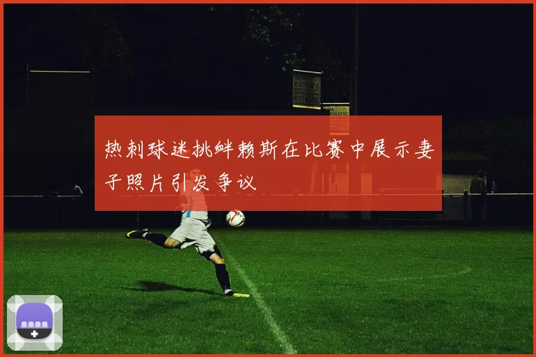 热刺球迷挑衅赖斯在比赛中展示妻子照片引发争议